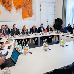 Treffen der Reformpartnerschaft im Bundeskanzleramt im Dezember 2025