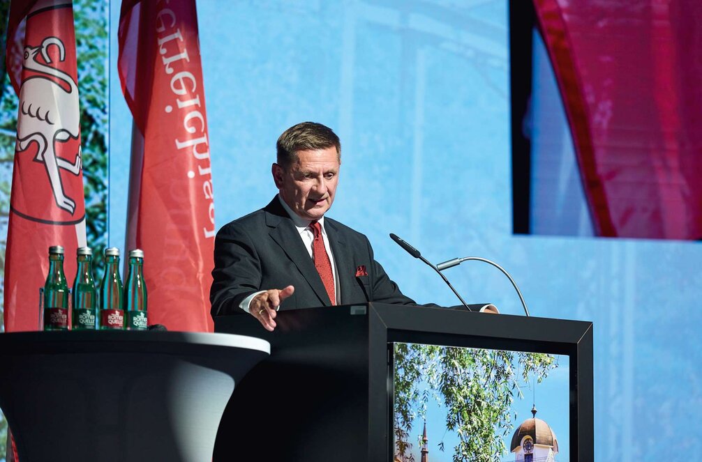 Bgm. Kurt Wallner bei der Rede