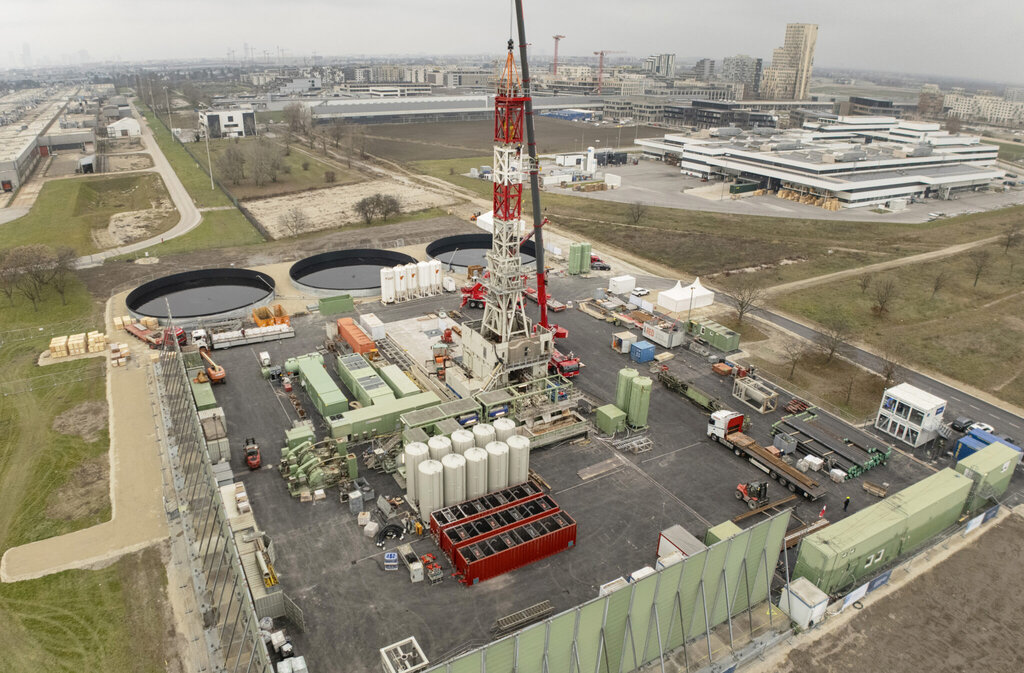 Pilotprojekt Geothermie-Anlage „Hydros" Seestadt, Aspern 